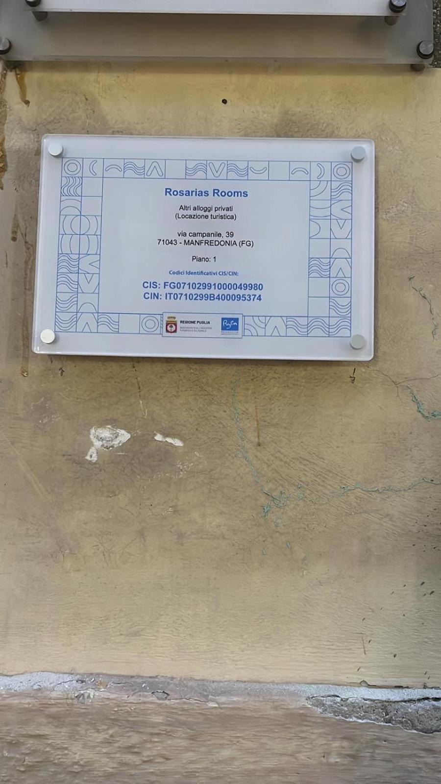 Rosarias Rooms Manfredonia Eksteriør billede